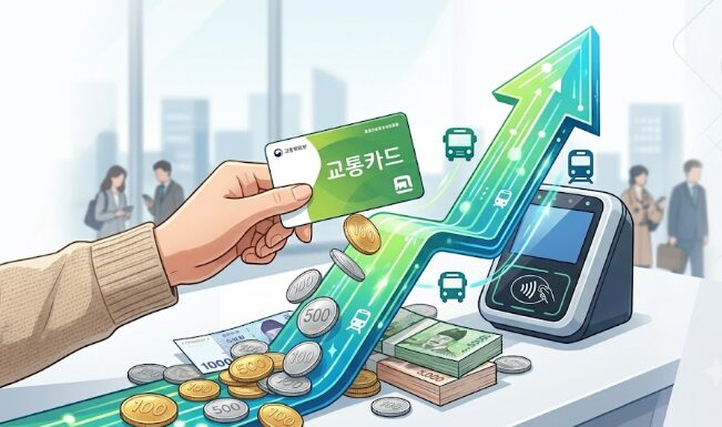 K-패스 유형별 환급률 안내 이미지